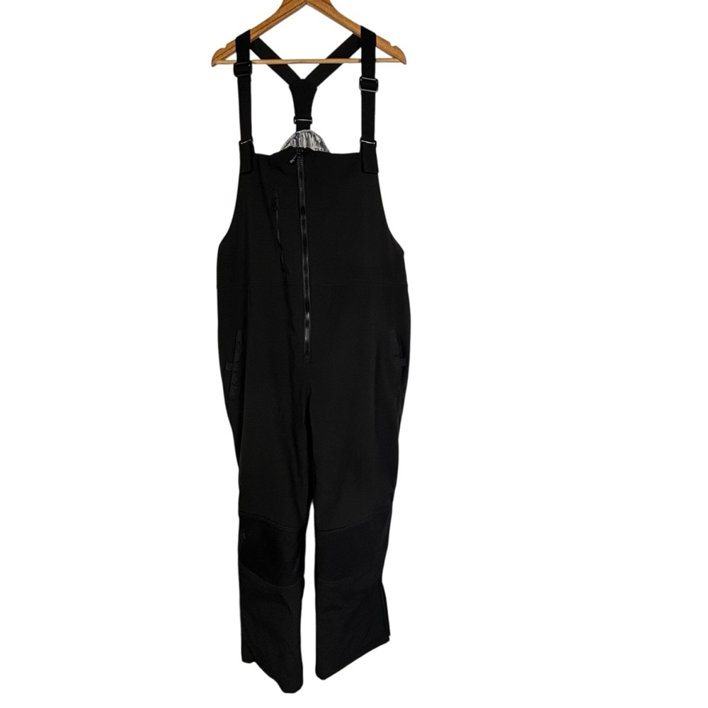 RefrigiWear Insulated Softshell Bib Overalls Mens Size XXL Black Style 0495R
